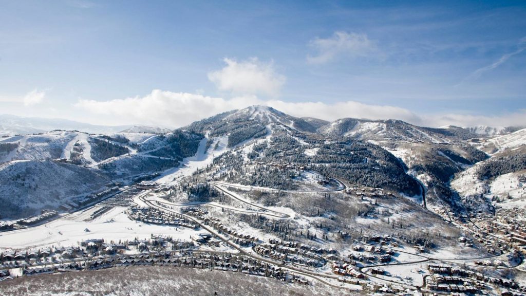 Aerial View of Deer Valley Ski Resort