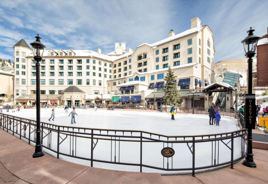 Ice Skating at Beaver Creek in the Beaver Creek Main Village